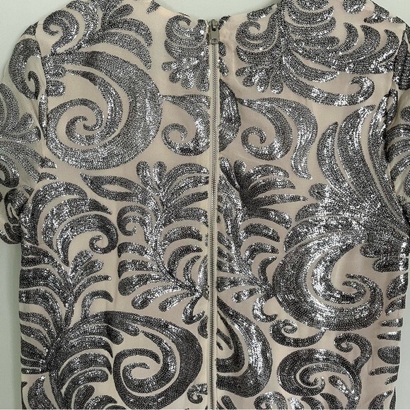 NWT Forever 21 Sequin Short Sleeve Shift Dress, Size S - Picture 5 of 8